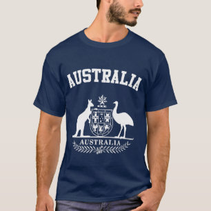 T-shirt Manteau de l'Australie des bras