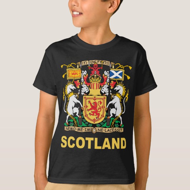 T-shirt Manteau de l'Ecosse des bras (Devant)