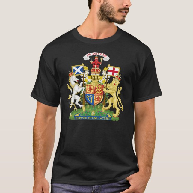 T-shirt Manteau de l'Ecosse des chemises de bras (Devant)