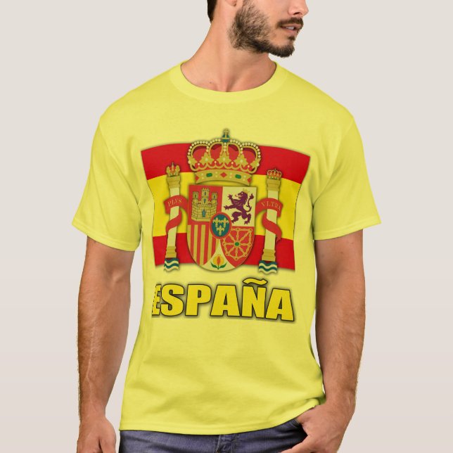 T-shirt Manteau de l'Espagne des bras (Devant)
