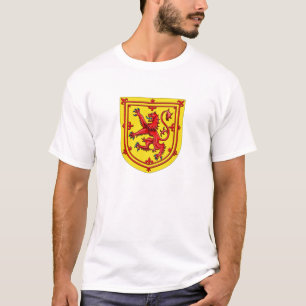 T-shirt Manteau de lion de l'Ecosse des bras effréné