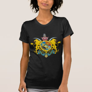 T-shirt Manteau de l'Iran des bras (dynastie 1925-1979 de