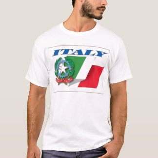 T-shirt Manteau de l'Italie des bras