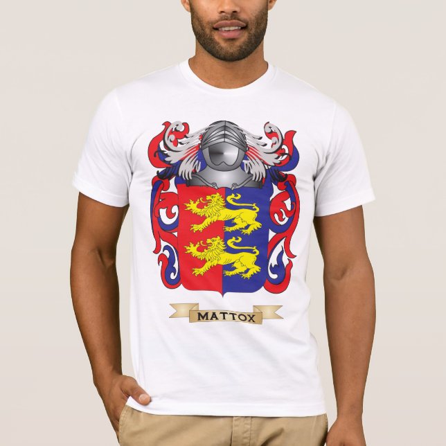 T-shirt Manteau de Mattox des bras (crête de famille) (Devant)
