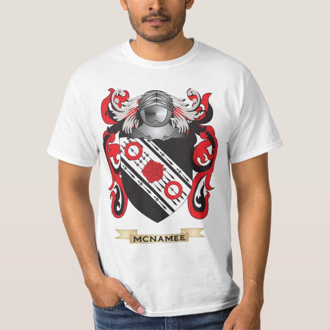 T-shirt Manteau de McNamee des bras (crête de famille) (Devant)