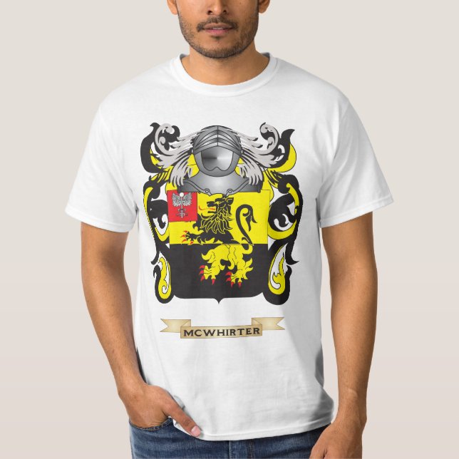 T-shirt Manteau de McWhirter des bras (crête de famille) (Devant)