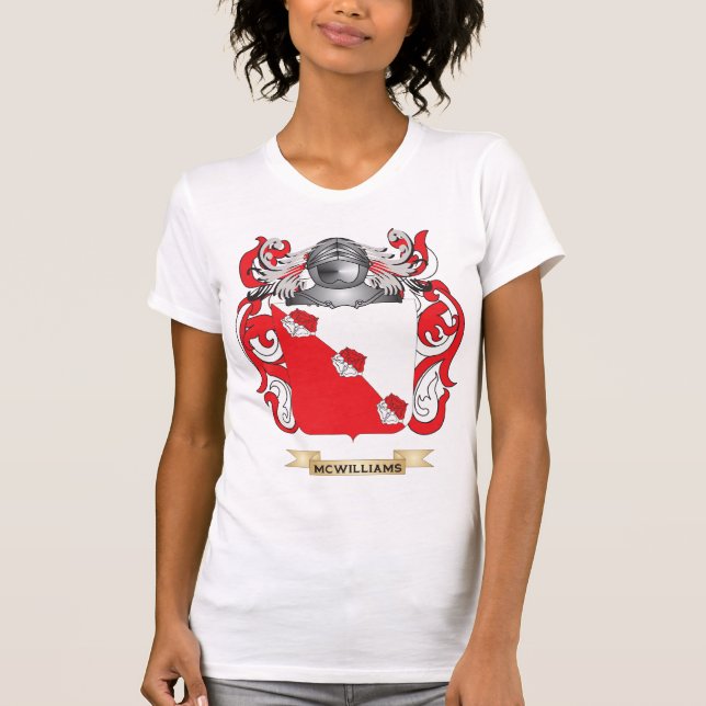 T-shirt Manteau de McWilliams des bras (crête de famille) (Devant)