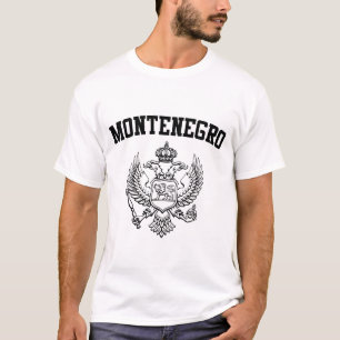 T-shirt Manteau de Monténégro des bras