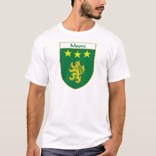 T-shirt Manteau de Moore des bras/de crête de famille
