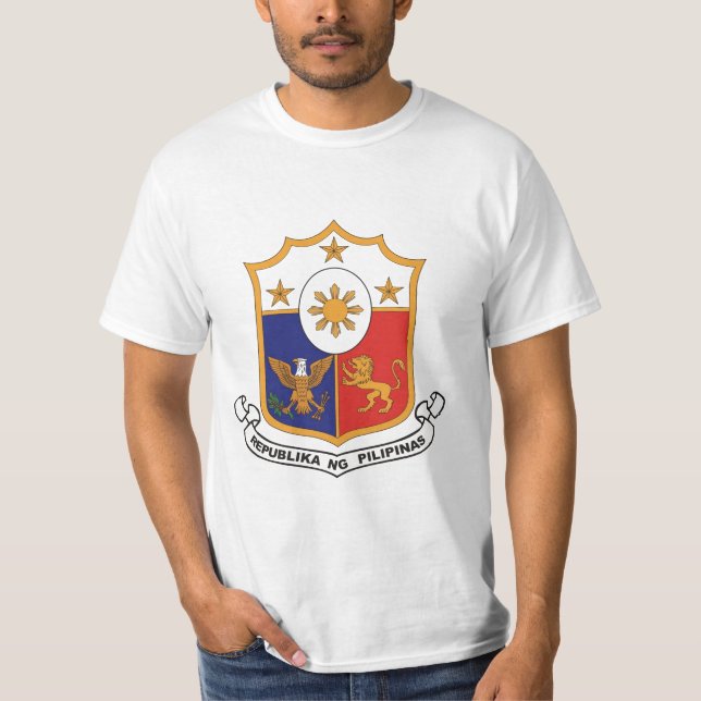 T-shirt Manteau de Philippines des bras/crête (Devant)