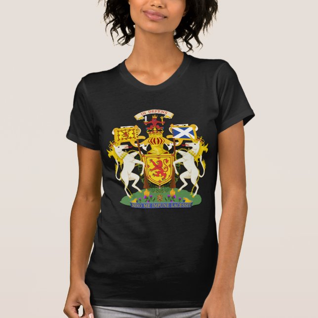 T-shirt Manteau de royaume de bras de l'Ecosse (Devant)