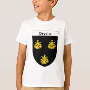 T-shirt Manteau de ruisseaux des bras/de crête de famille