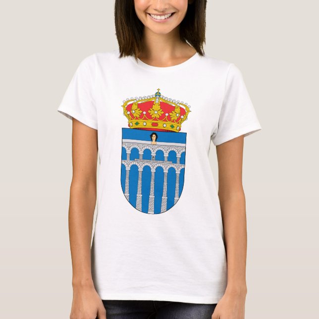 T-shirt Manteau de Ségovie (Espagne) des bras (Devant)