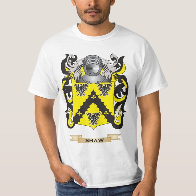 T-shirt Manteau de Shaw des bras (crête de famille) (Devant)