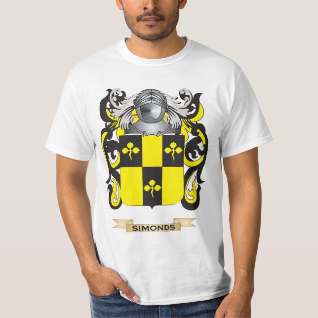 T-shirt Manteau de Simonds des bras (crête de famille) (Devant)