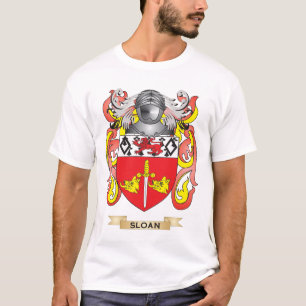 T-shirt Manteau de Sloan des bras (crête de famille)