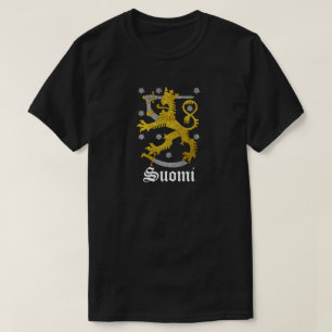 T-shirt Manteau de Suomi Finlande des bras
