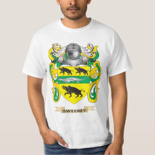 T-shirt Manteau de Sweeney des bras (crête de famille)