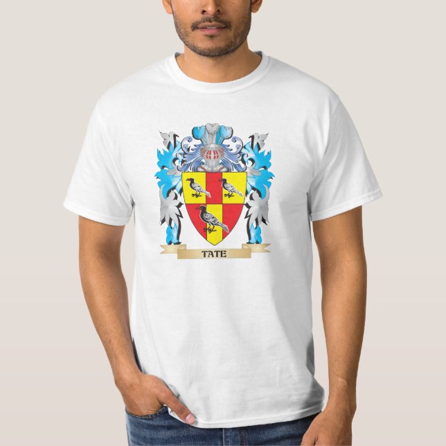 T-shirt Manteau de Tate des bras - crête de famille (Devant)