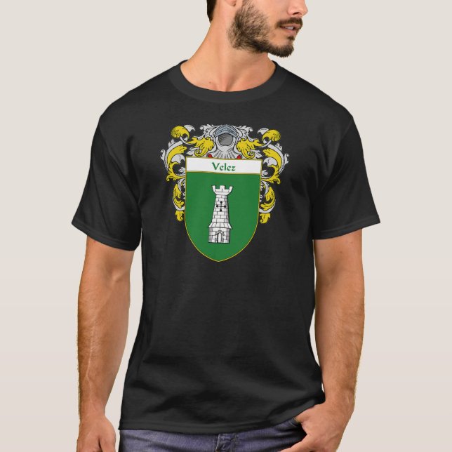 T-shirt Manteau de Velez "Velez des bras" "crête" "P de (Devant)