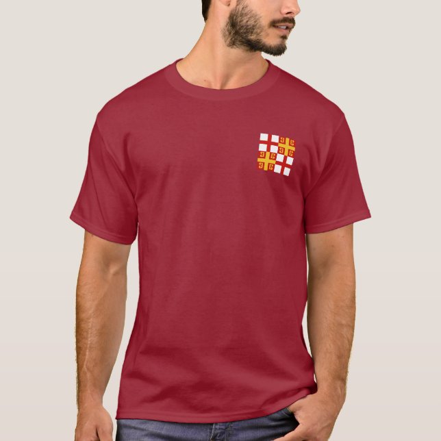 T-shirt Manteau d'empire bizantin de chemise de bras (Devant)