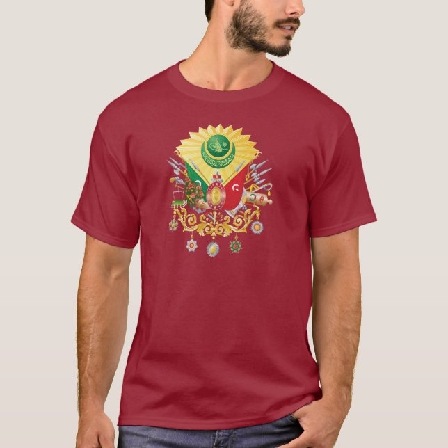 T-shirt Manteau d'empire de tabouret des bras (Devant)