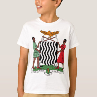 T-shirt Manteau des bras de la Zambie