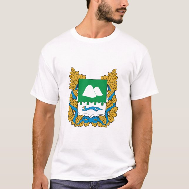 T-shirt Manteau des bras de l'oblast de Kurgan (Devant)
