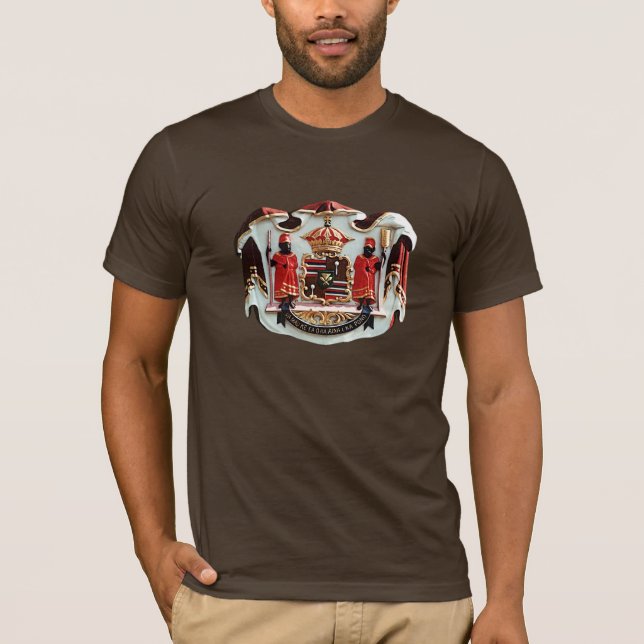 T-shirt Manteau des bras hawaïen (Devant)