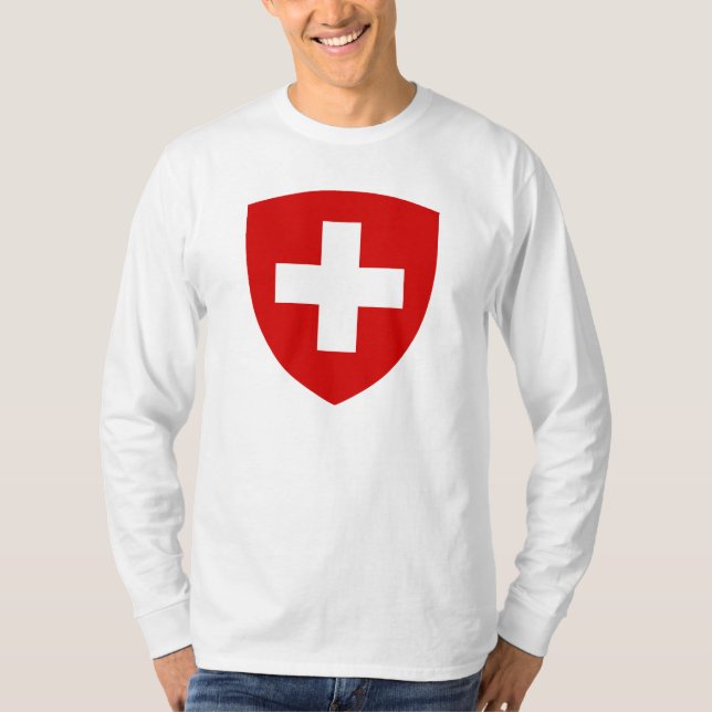 T-shirt Manteau des bras suisse - souvenir suisse (Devant)