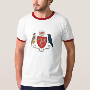 T-shirt Manteau d'île de Man de chemise de bras