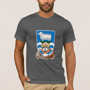 T-shirt Manteau d'insulaire des Malouines des bras