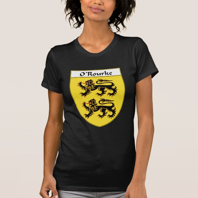 T-shirt Manteau d'O'Rourke des bras/de crête de famille (Devant)