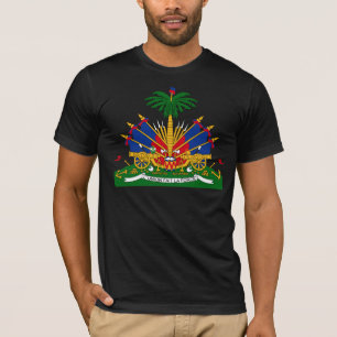 T-shirt Manteau du Haïti de HT de bras