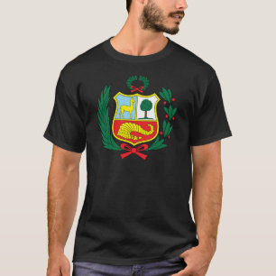T-shirt Manteau du Pérou de détail de bras