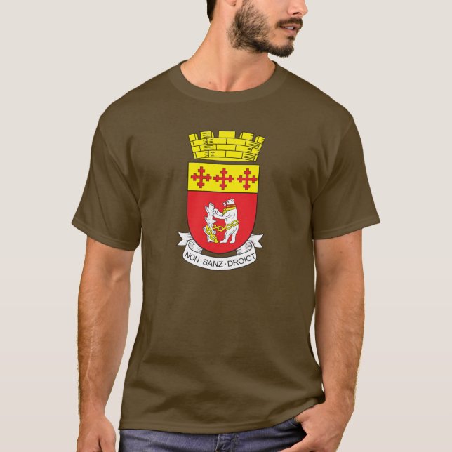 T-shirt Manteau du Warwickshire des bras (Devant)