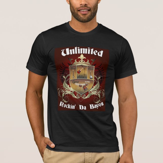 T-shirt Manteau illimité de chemise de bande de bras (Devant)