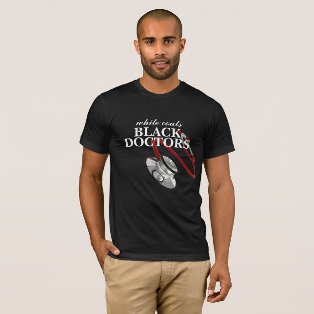 T-shirt Manteaux blancs, médecins noirs (Devant entier)
