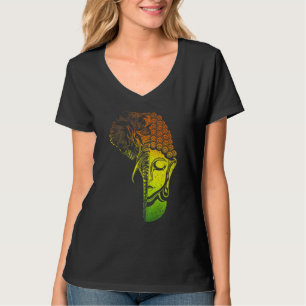 T-shirt Mantra Spirituel Bouddhiste Bouddhisme Zen Eléphan