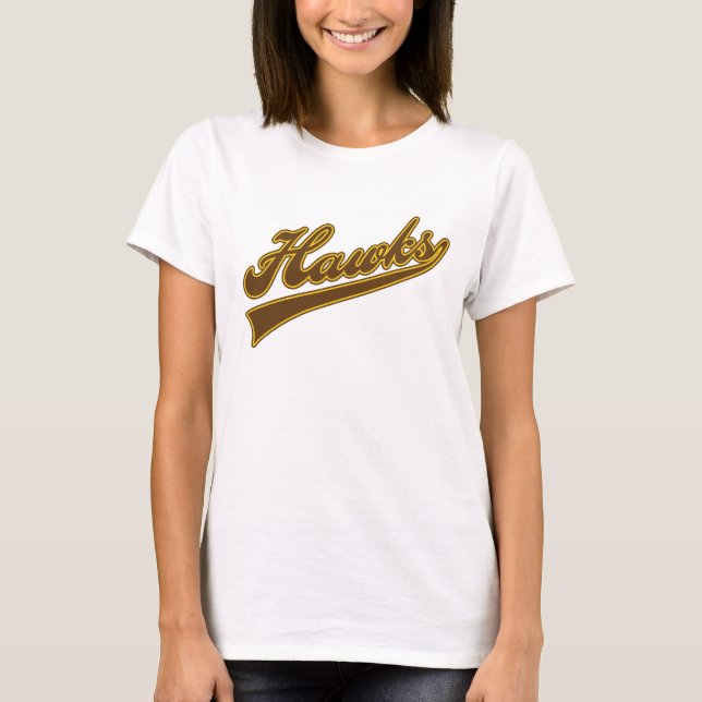 T-shirt Manuscrit de faucons (Devant)