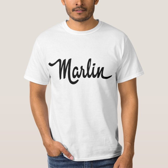 T-shirt Manuscrit de Marlin (Devant)