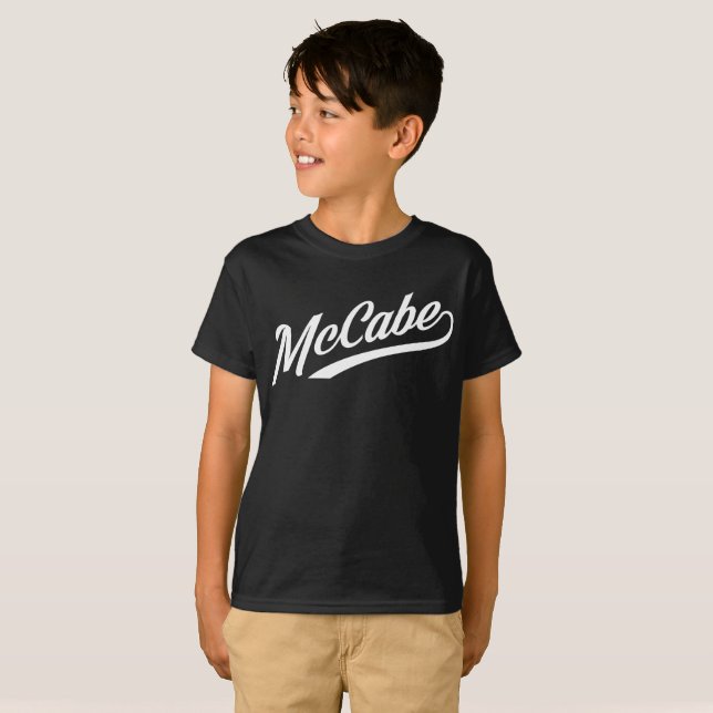 T-shirt Manuscrit de McCabe - ENCRE BLANCHE (Devant entier)