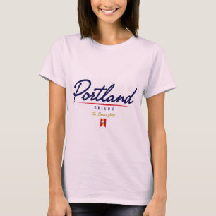 T-shirt Manuscrit de Portland
