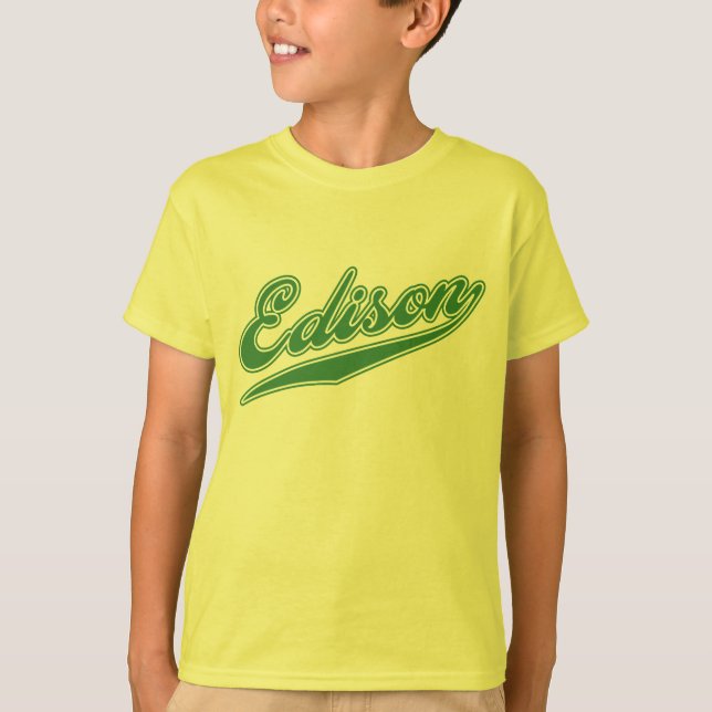 T-shirt Manuscrit d'Edison (Devant)