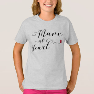 T-shirt Manx au coeur, île de Man
