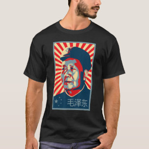 T-shirt Mao Zedong Tse Tung Président Mao Chine Chinois Pa
