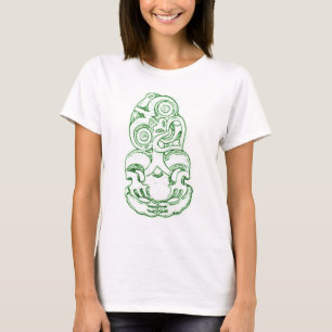 T-shirt maori de croquis de Hei-Tiki