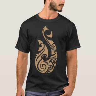 T-shirt Maori Hei Matau Fishhook Tattoo Idée cadeau