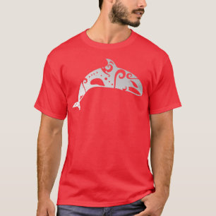 T-shirt Maori Orca Tueur Baleine Tribal Tattoo Idée cadeau
