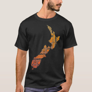 T-shirt Maori Tribal Polynésienne Nouvelle-Zélande Culture